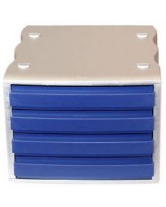 Tyro Ablagebox blau / weiss